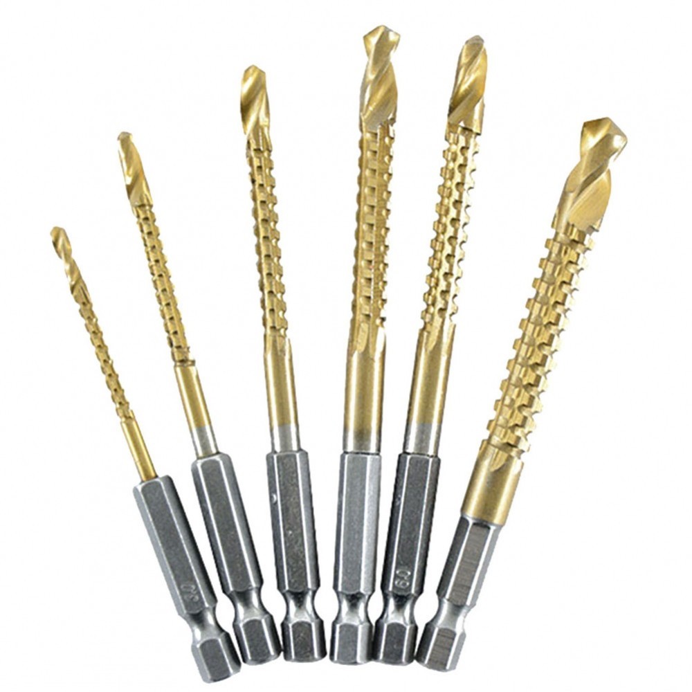 Heavy duty Metal Drill Bits Hex Shank Auger Punch Tools for Durability