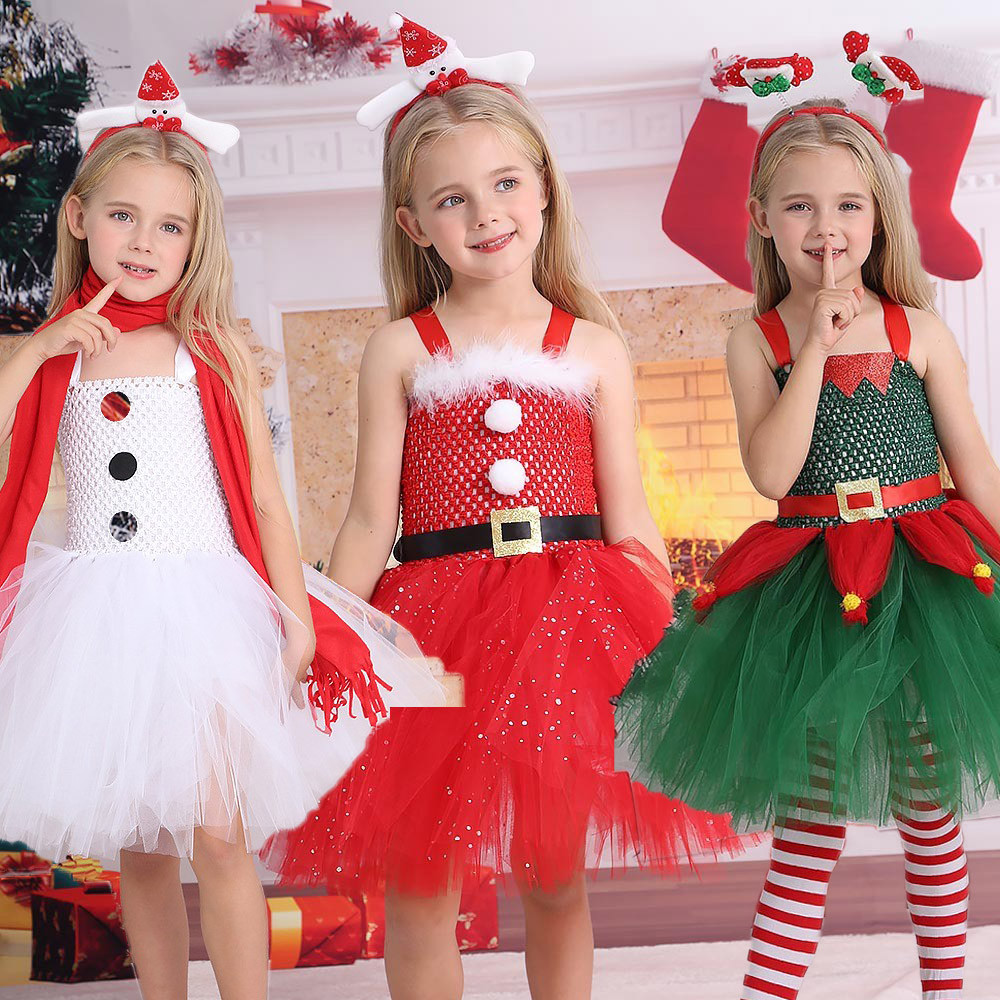 Christmas Costume Children Dress Up Santa Claus Christmas Tree Costume ...