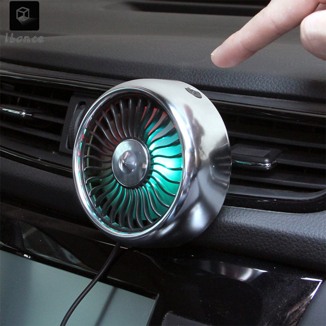 12V Electric Car Fan 360 Degree Rotatable Car Auto Cooling Air ...