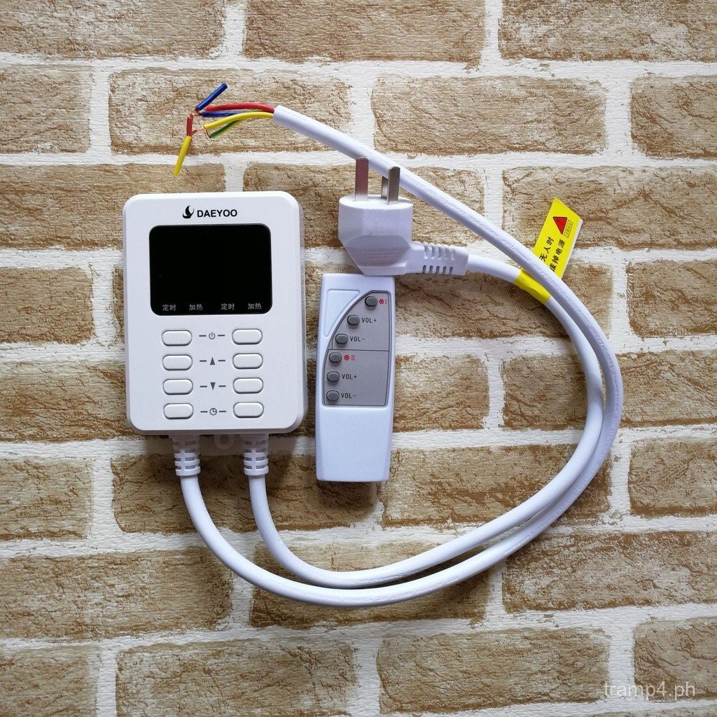 Thermostat Dual Control Mute Thermostat Remote Control Timing ...