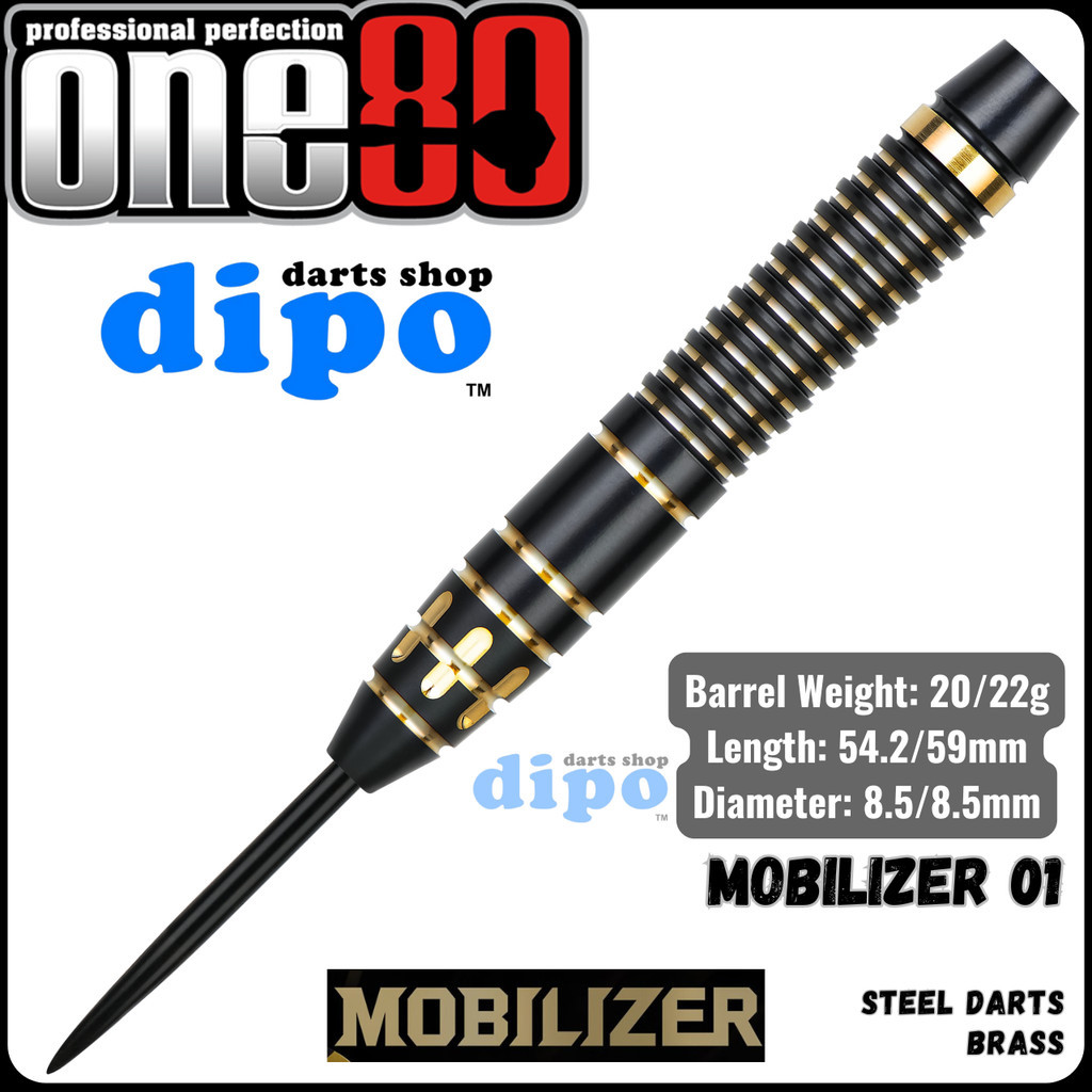 ONE80 MOBILIZER 01 - ONE80 Steel Darts | Shopee Philippines