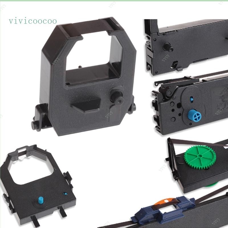 VIVI Ink Ribbon Cartridge for Time Recorder Time Clock Ribbon Black For ...