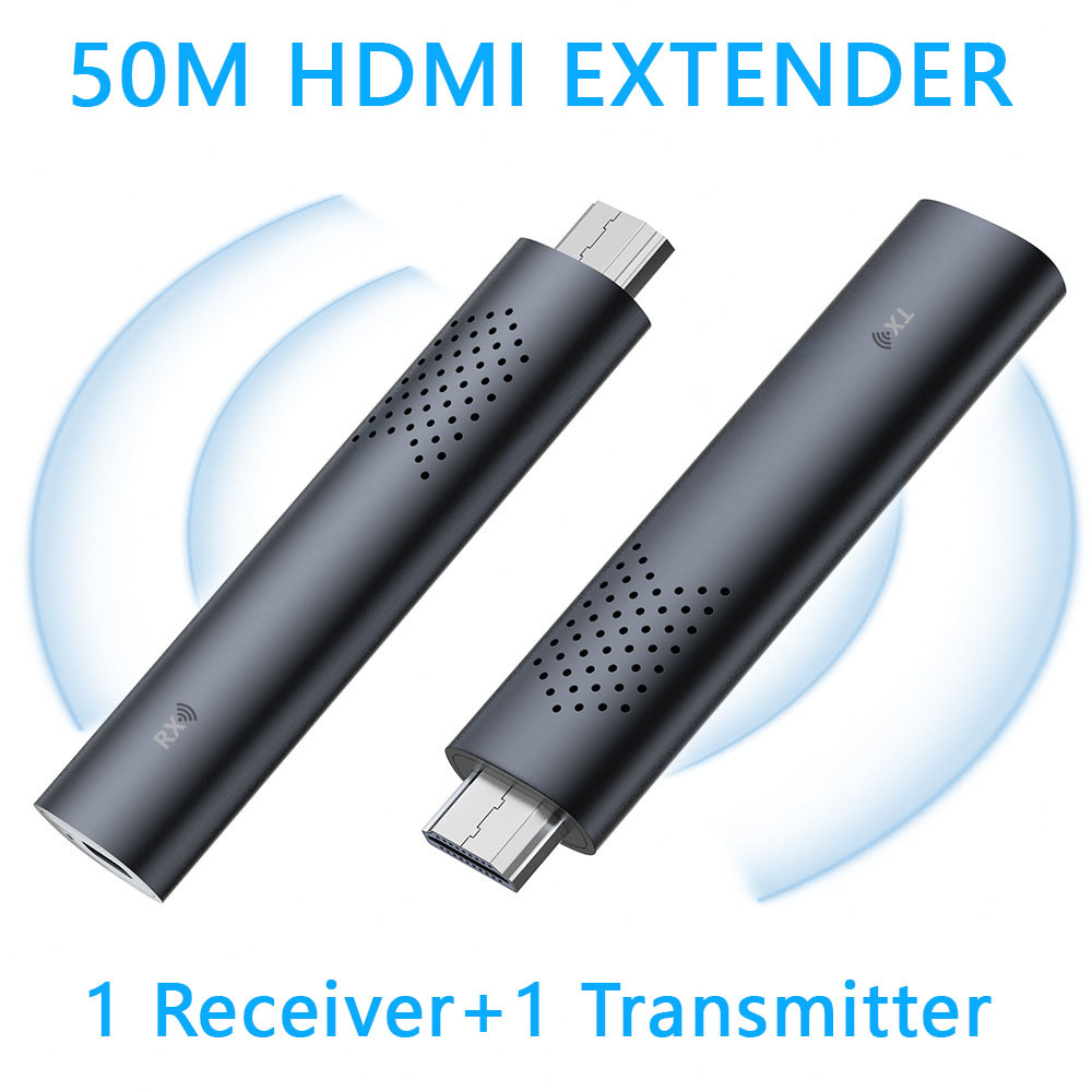 50M Wireless HDMI-Compatible Extender Transceiver 1080p Video ...