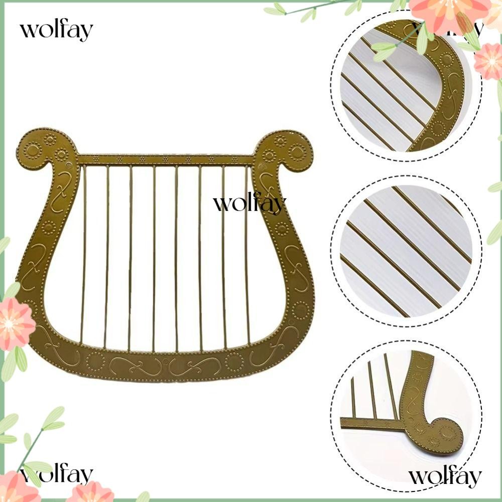 WOLFAY Simulation Harp, Plastic Angel Theme Simulated Instrument, 2025 ...