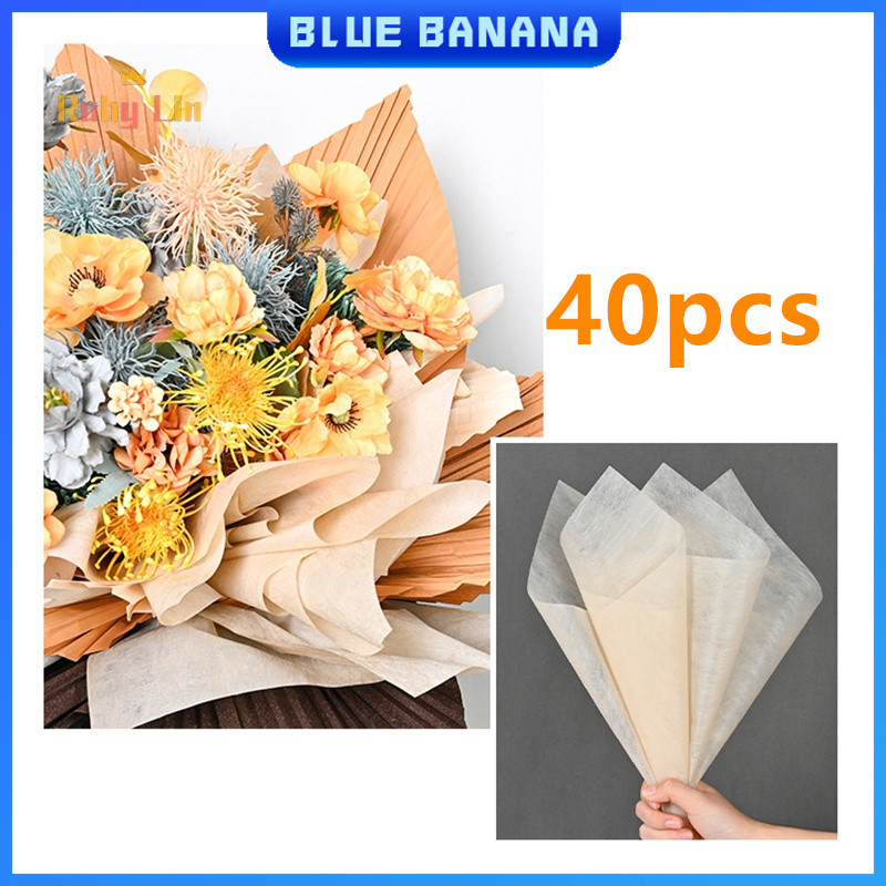 40Pcs 30*30cm Tissue Type Bouquet Lining Paper Flower Wrapping Mike ...