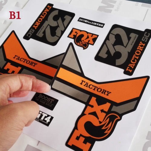 FOX 32 Mountain bike bicycle front Fork Stickers Frame front fork ...