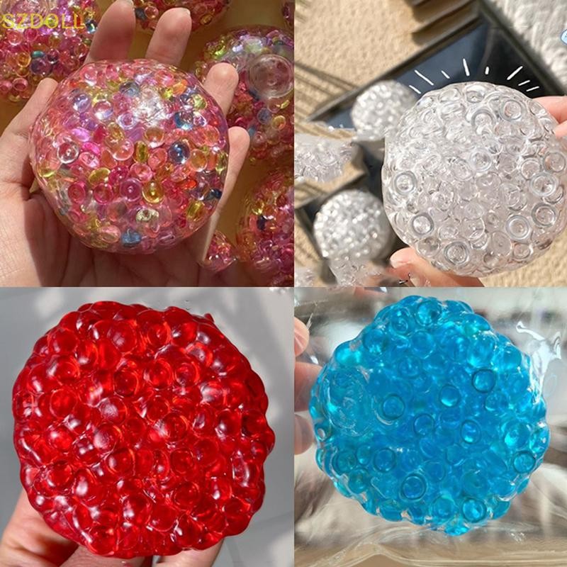 [cxSZDOLL] Creative Explosion Beads Squishy Handmade Ball Stress ...