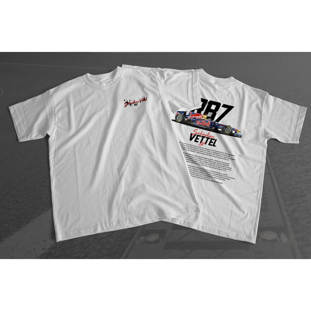 Sebastian Vettel T-Shirt, Red Bull Racing RB7 F1 Shirt, T-Shirt, Red ...