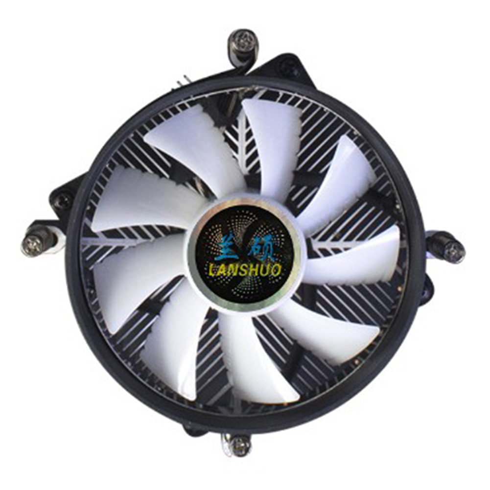 9cm 4 Pin PC CPU Cooling Fan PWM Radiator for Intel LGA 115X/1366 ...