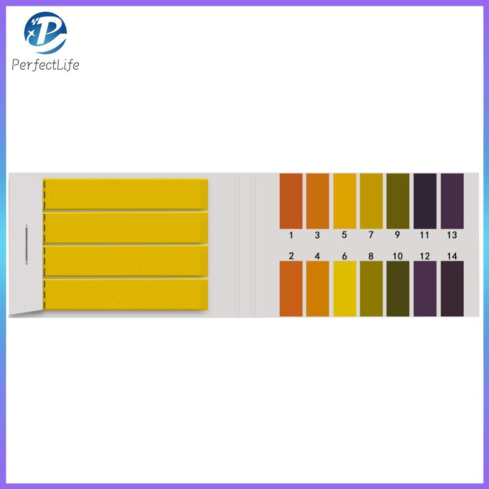sportfront 80 Pcs PH Indicator Test Strips with Comparison Chart Water ...