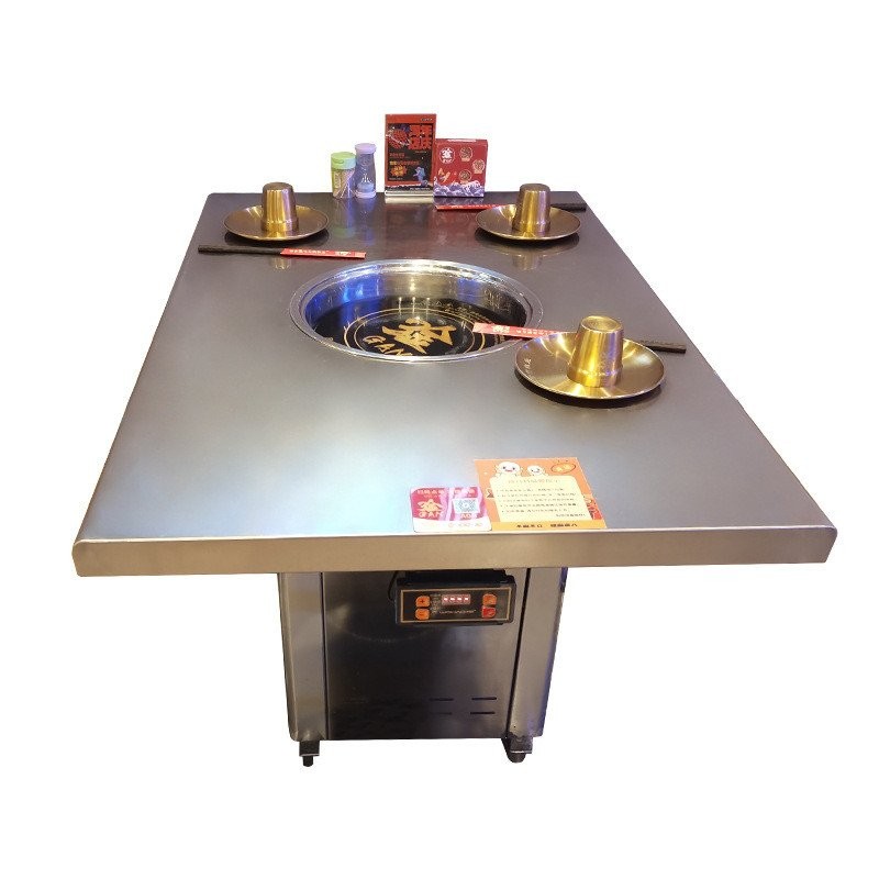 Non-Smoking Stainless Steel Pots Table Oil Drum Industrial Style ...