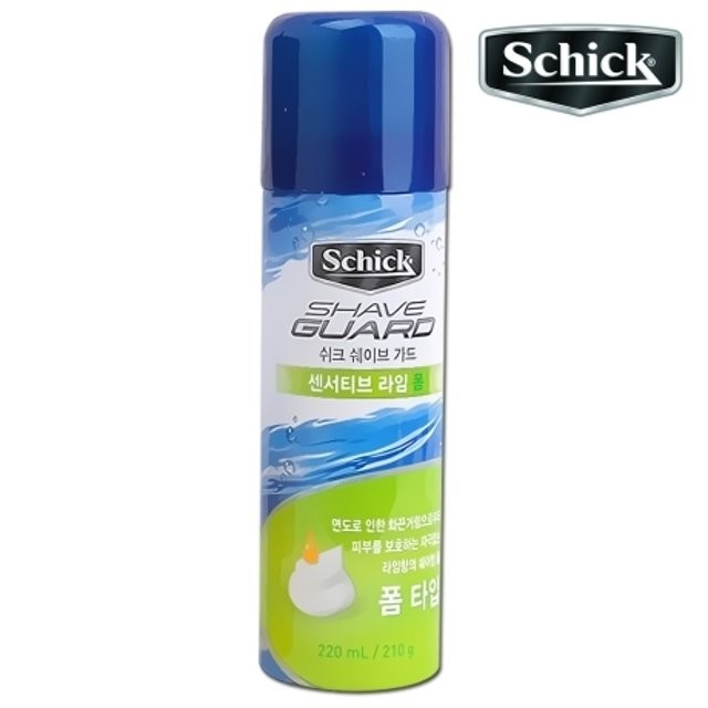 SCHICK Shave Guard Sensitive Lime Foam 60ml | Shopee Philippines