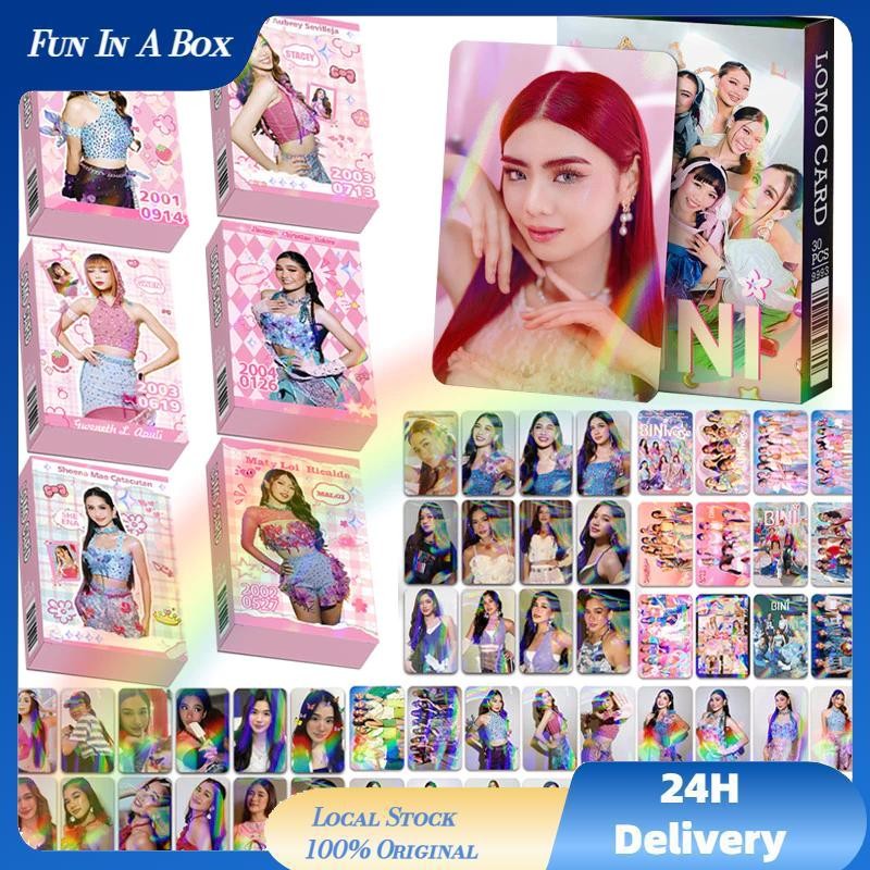 30pcs/box BINI Photocards BINI LOMO Cards Holographic Photocards ...