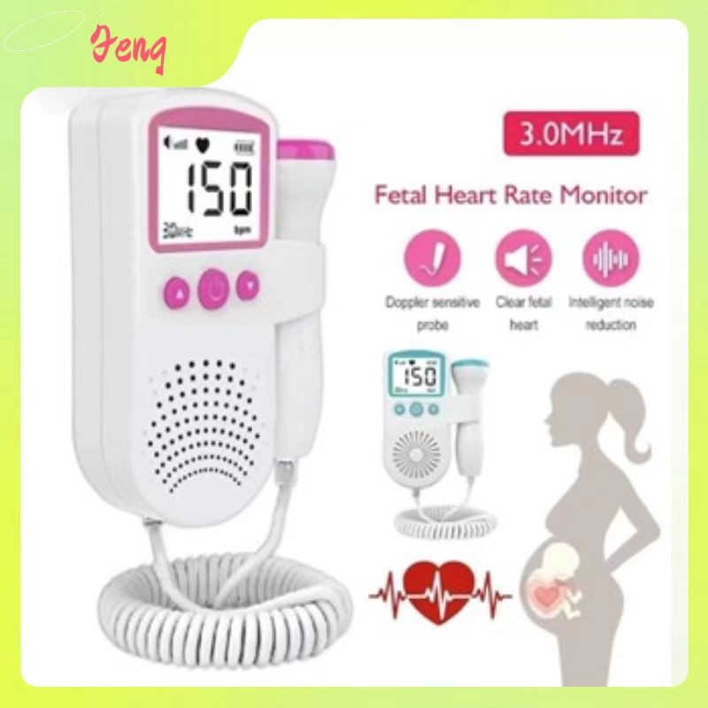 Fetal Doppler Baby Heart Monitor Ultrasound Foetale Doppler Detector ...