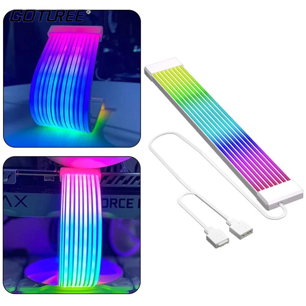 5V 3Pin ARGB Motherboard Cable 8Pin 24Pin PSU RGB Cable Extensions ...