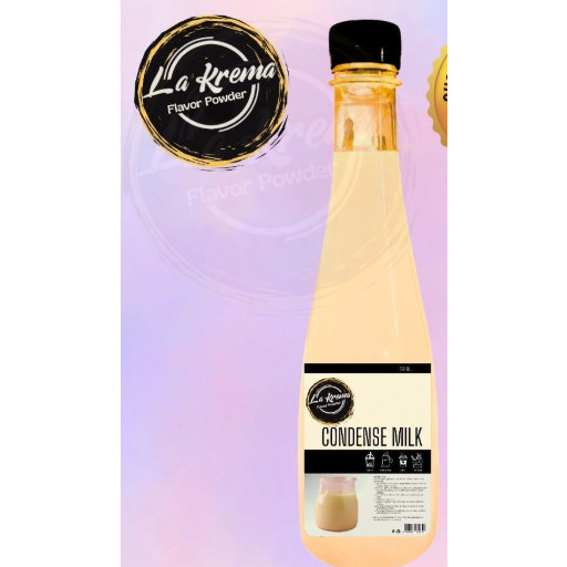 Condensed Milk Syrup 700ml Milk Tea Coffee Baking Desserts Beverage ...