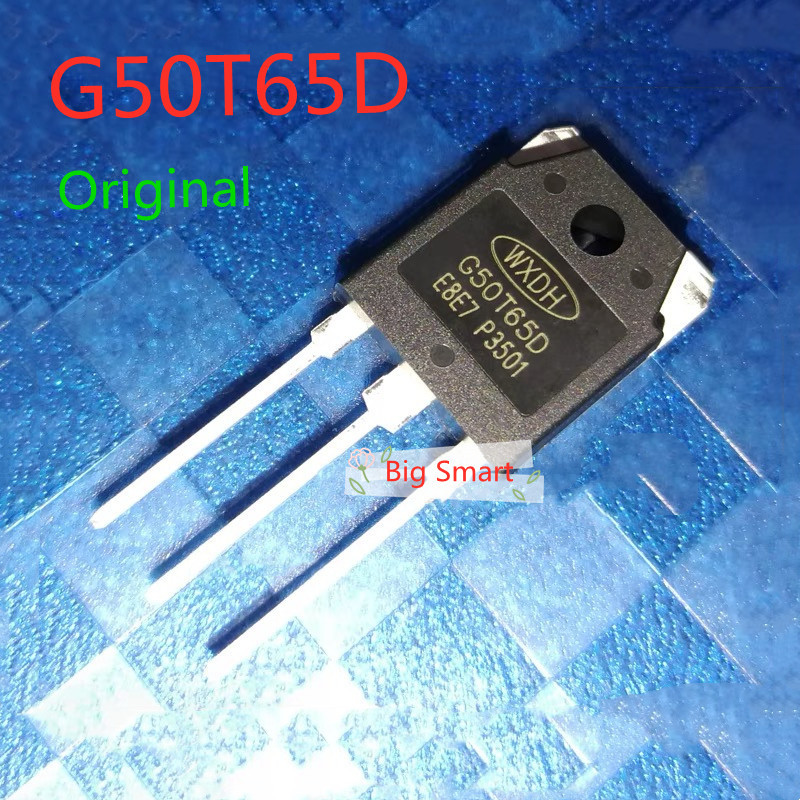 2pcs G50T65D Original TO-3P 650V 50A IGBT power transistor replaces ...