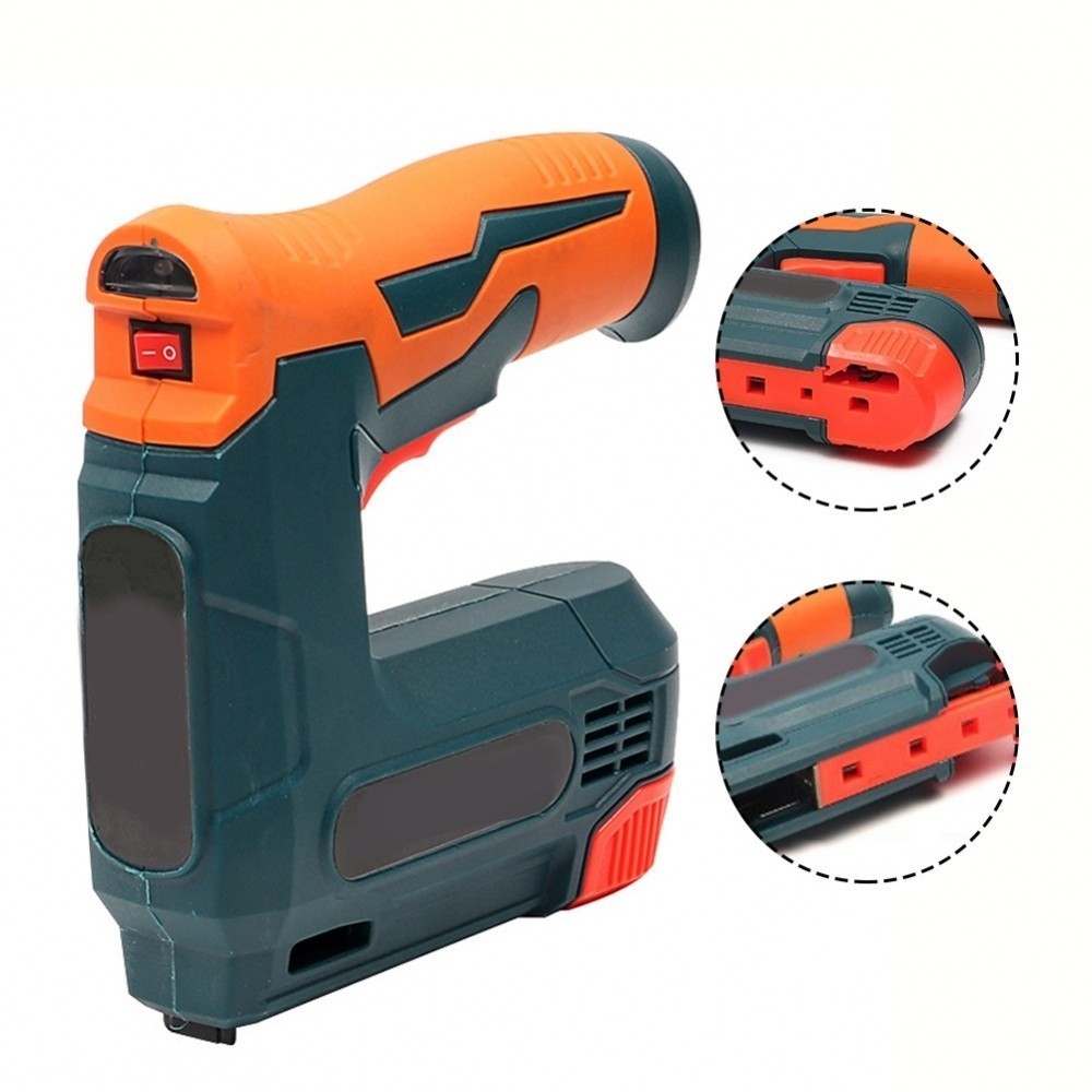 Electric Stapler Cordless Lightweight Multiple Rechargeable With Brad ...