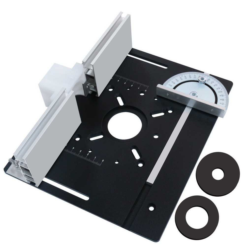 S8 Woodworking Aluminum Alloy Flip Plate Electric Router Flip-down ...