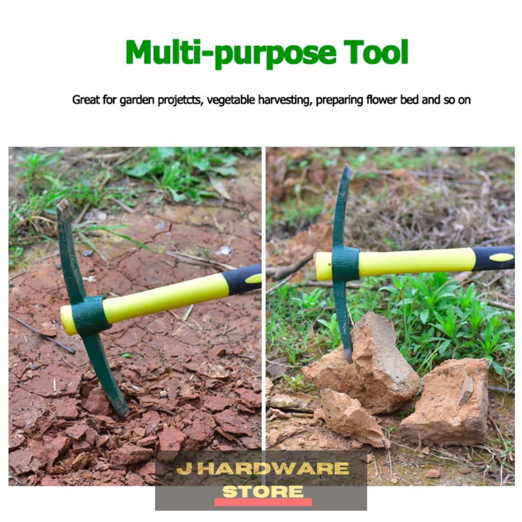 Garden Removable dual-purpose pick hoe gardening tool garden soil ...
