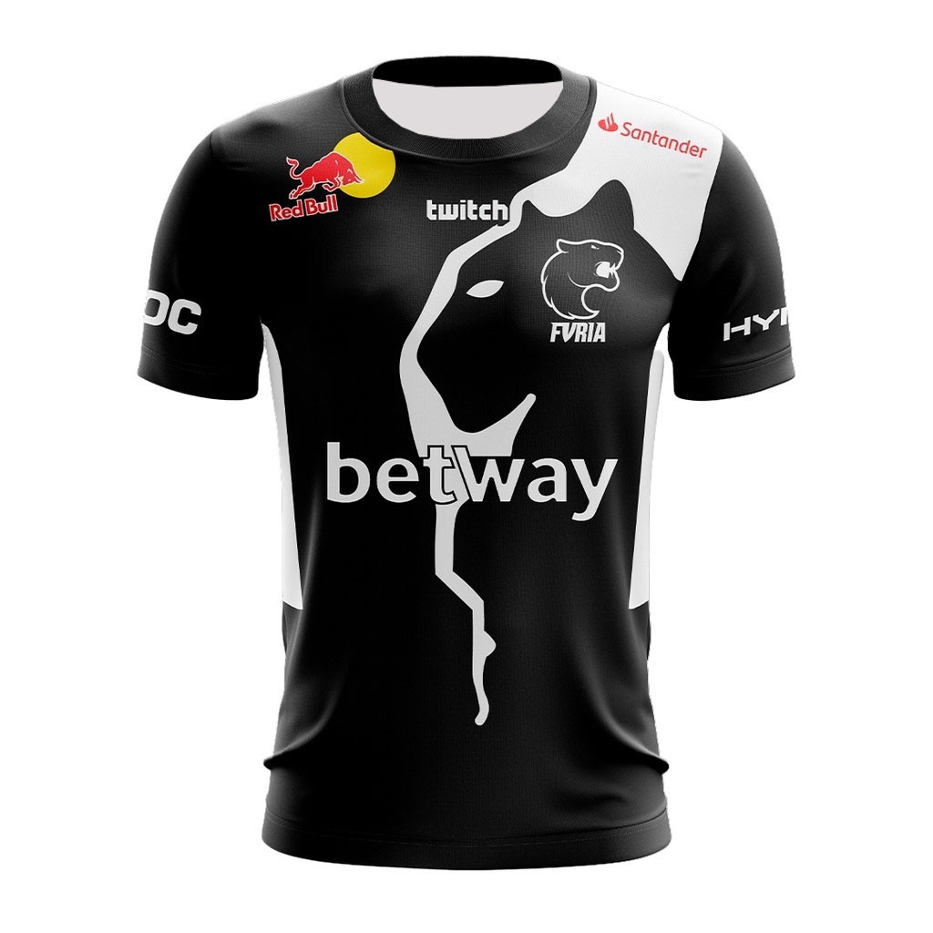 E-sports Club Jersey Black Panther FURIA Uniform CSGO Team Men T-shrit ...