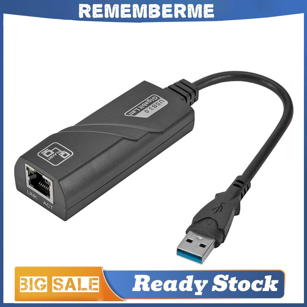 Mini USB 3.0 Gigabit Ethernet Adapter USB to RJ45 Lan Network Card for ...