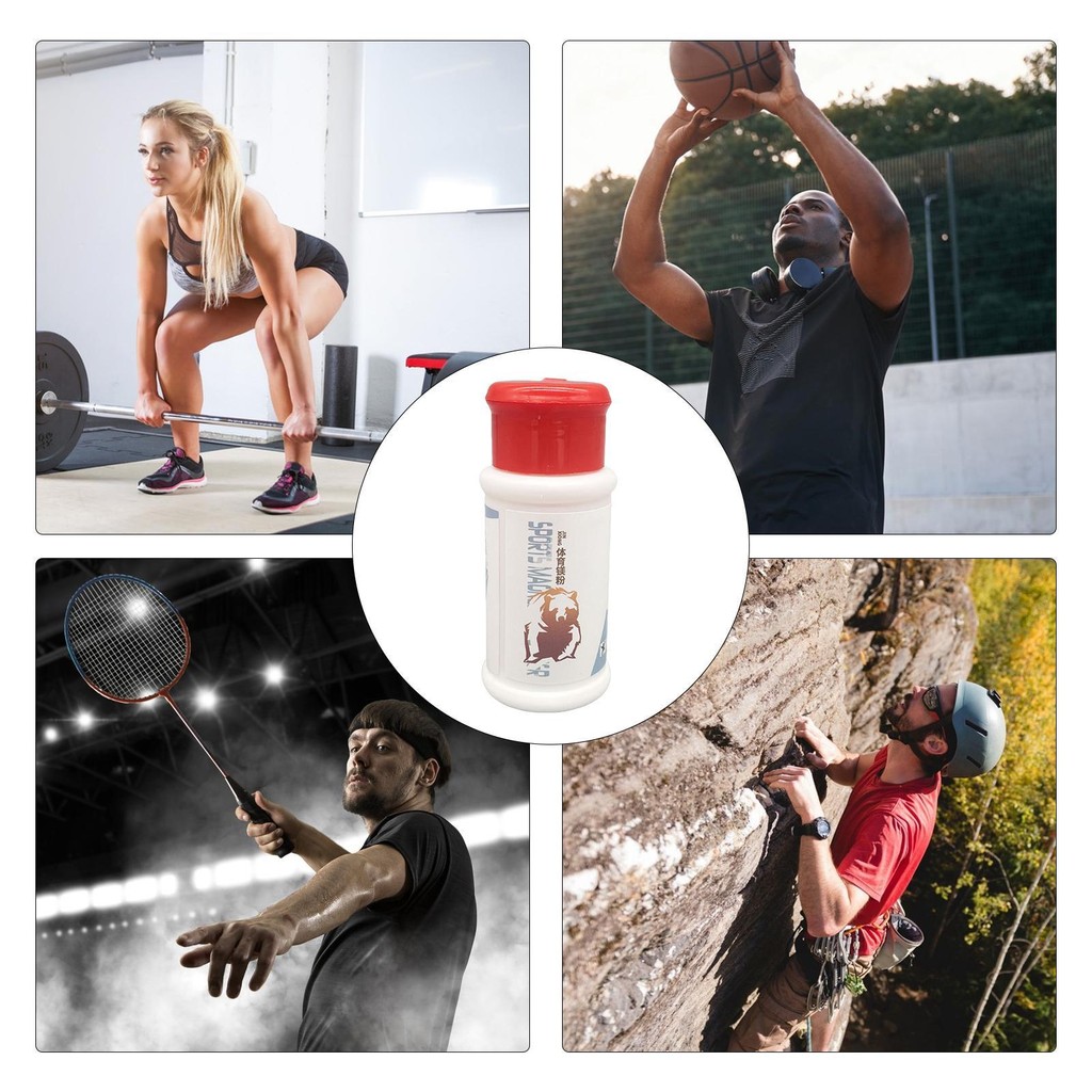 Weightlifting Grip Powder Sweat Absorbing Anti-Slip Grip Powder 60ml ...