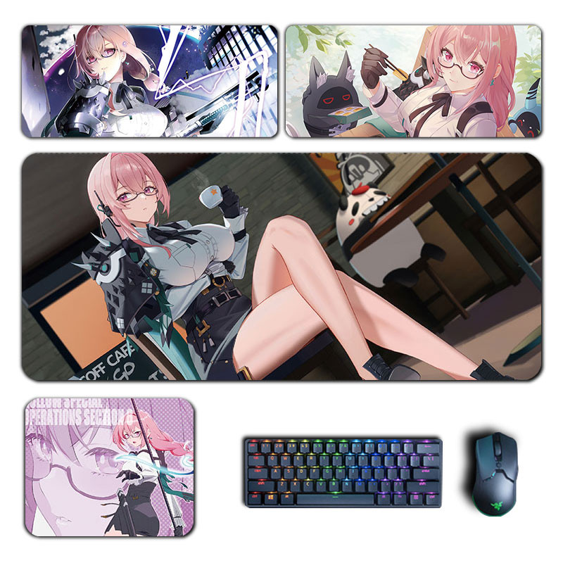 Tsukishiro Yanagi Mouse Pad Zenless Zone Zero Large XXL Mousepad Anime ...