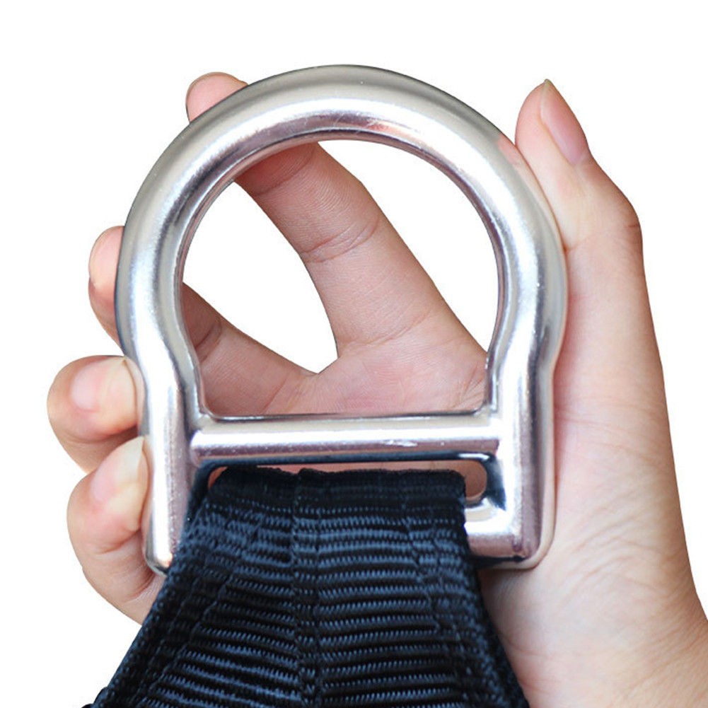 Harnais D'escalade Ceinture – Sangle Polyester Renforcée, Réglable (taille 70-120cm, Cuisse 50-75cm) – Pour Grimpe, Rappel, Bloc, Varappe – Noir/bleu, Mixte