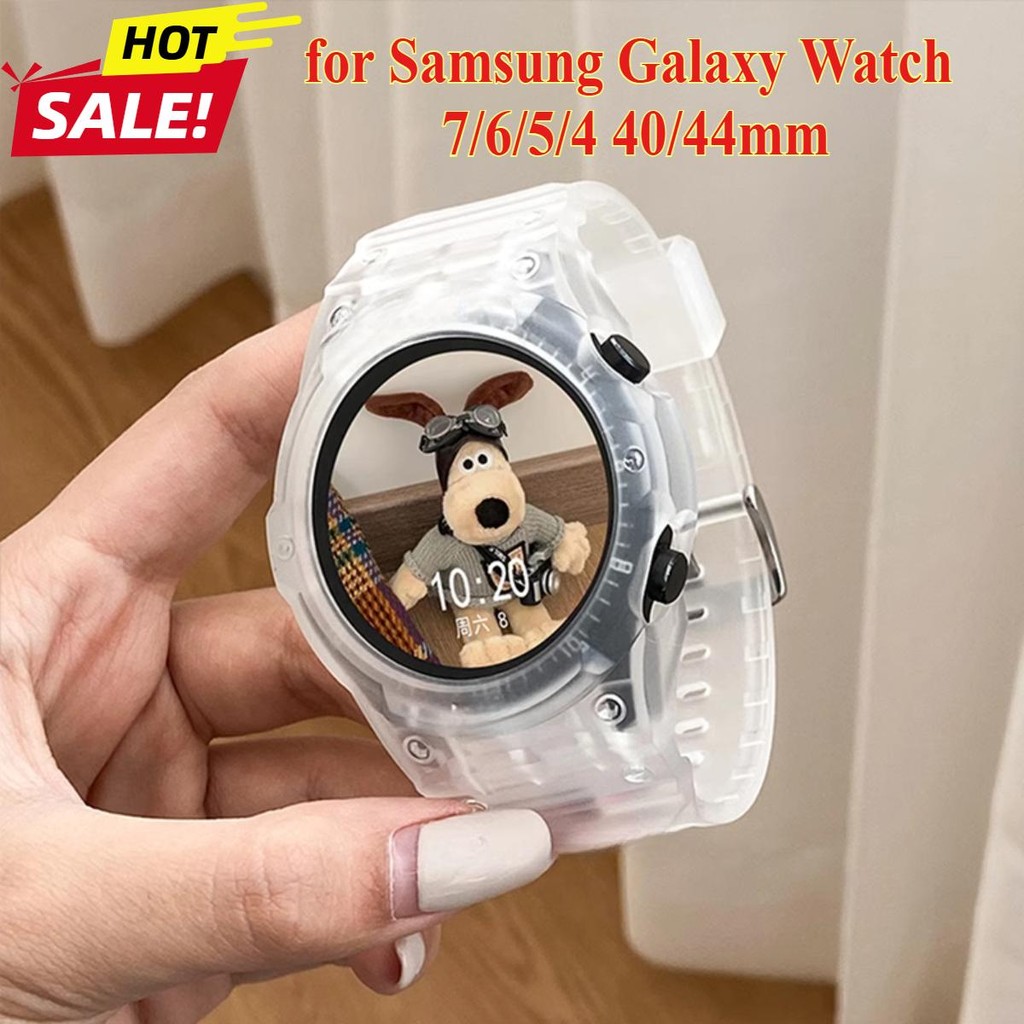 TPU Frame Shell Cover For Samsung Galaxy Watch 7/6/5/4/FE 40mm 44mm ...