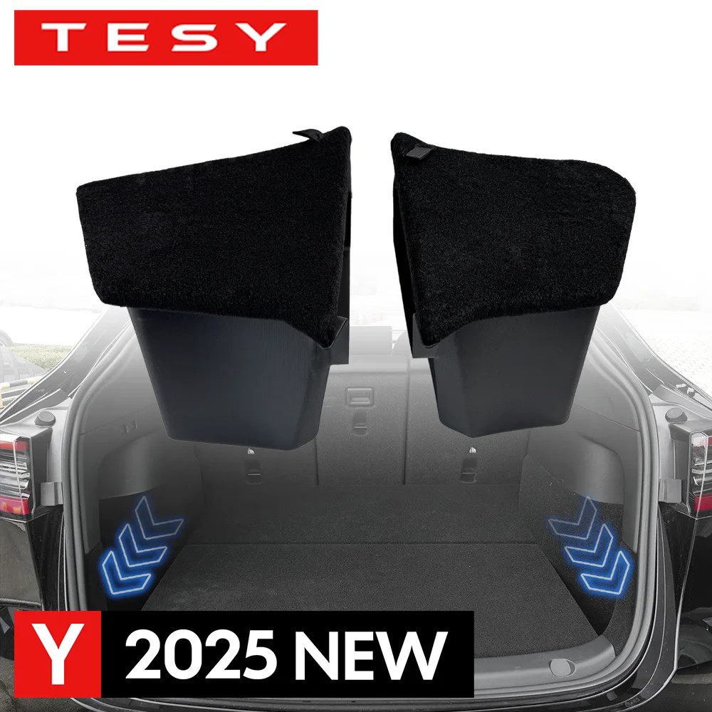 For Tesla New Model Y 2025 Launch Juniper Rear Trunck side Storage Box ...