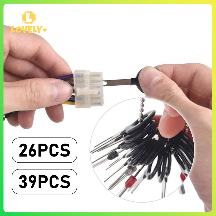 26/39Pcs Terminal Pin Removal Kit Car Wiring Crimp Connector Puller ...
