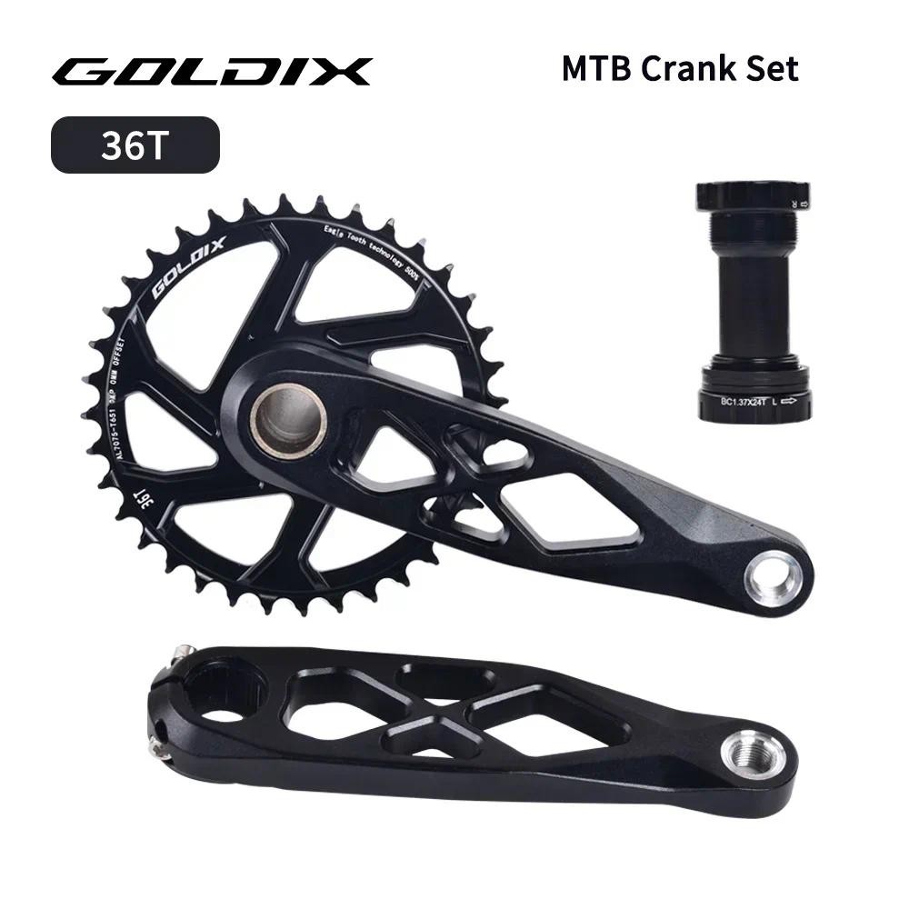 Road Bike Crank Arm Goldix Crankset GOLDIX MTB Bike Crankset CNC