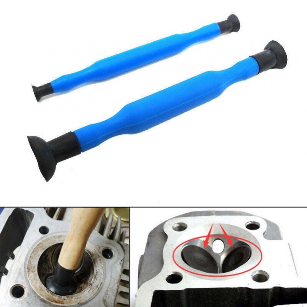 Hand Lapping Tool Set with Double Ended Wooden Grip Valve Grinding