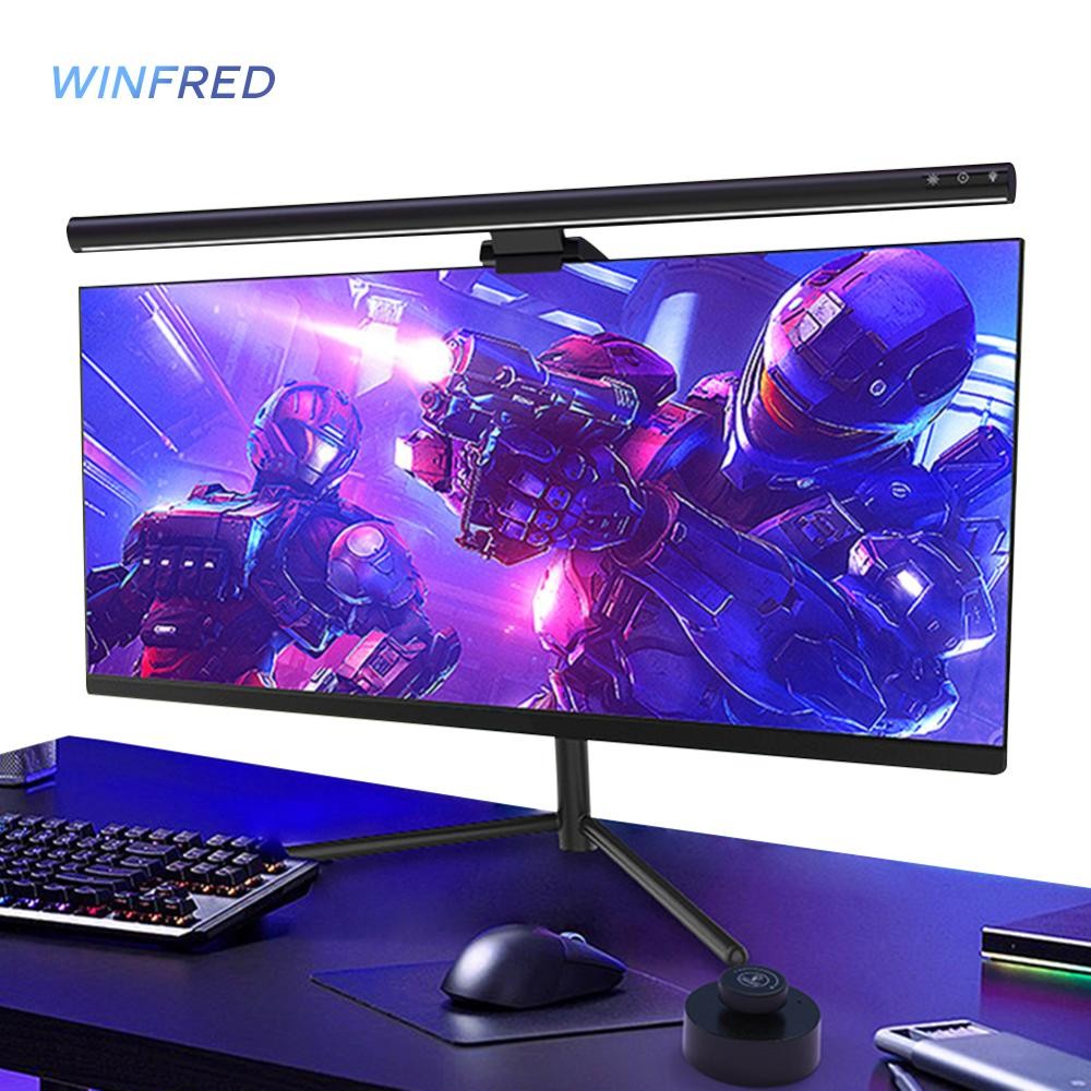 Computer Monitor Light Bar USB Powered LED Screen Light Wireless Remote ...