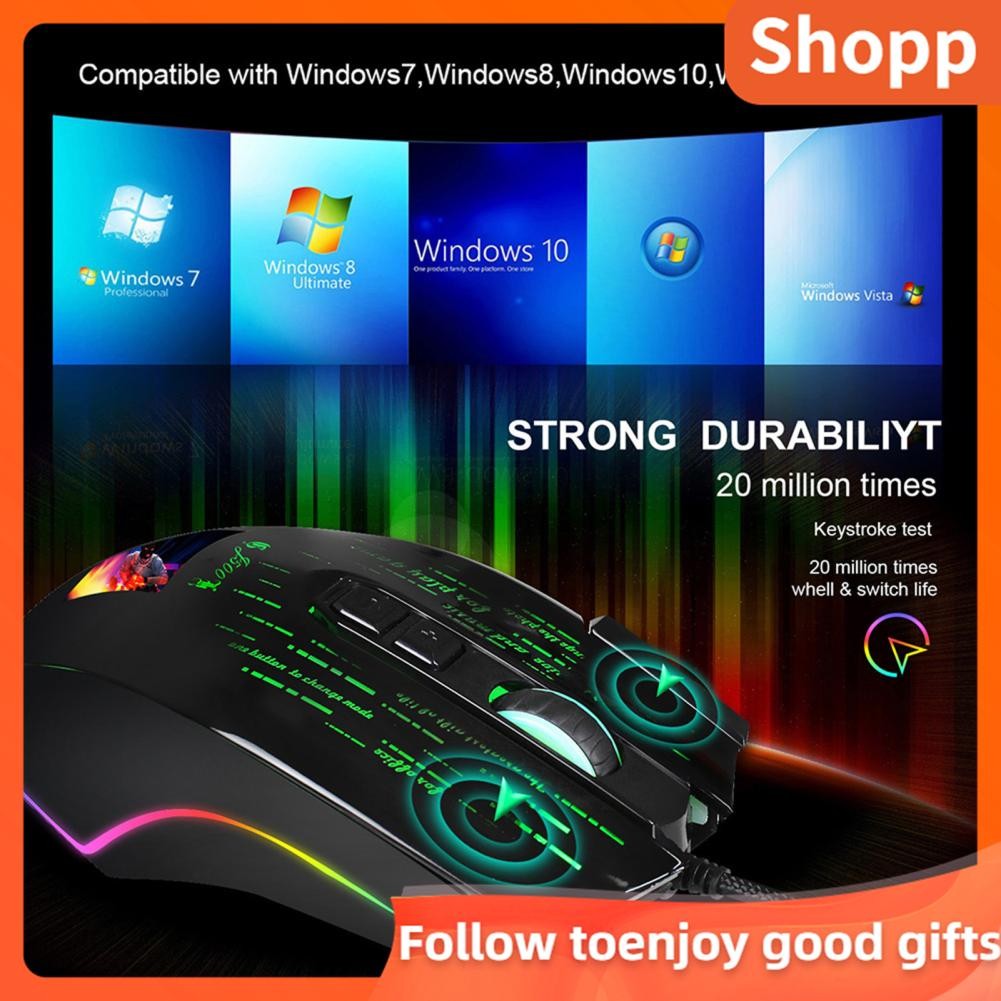 Shopp Ergonomic Design Gaming Mouse Display Screen Sensitive ...