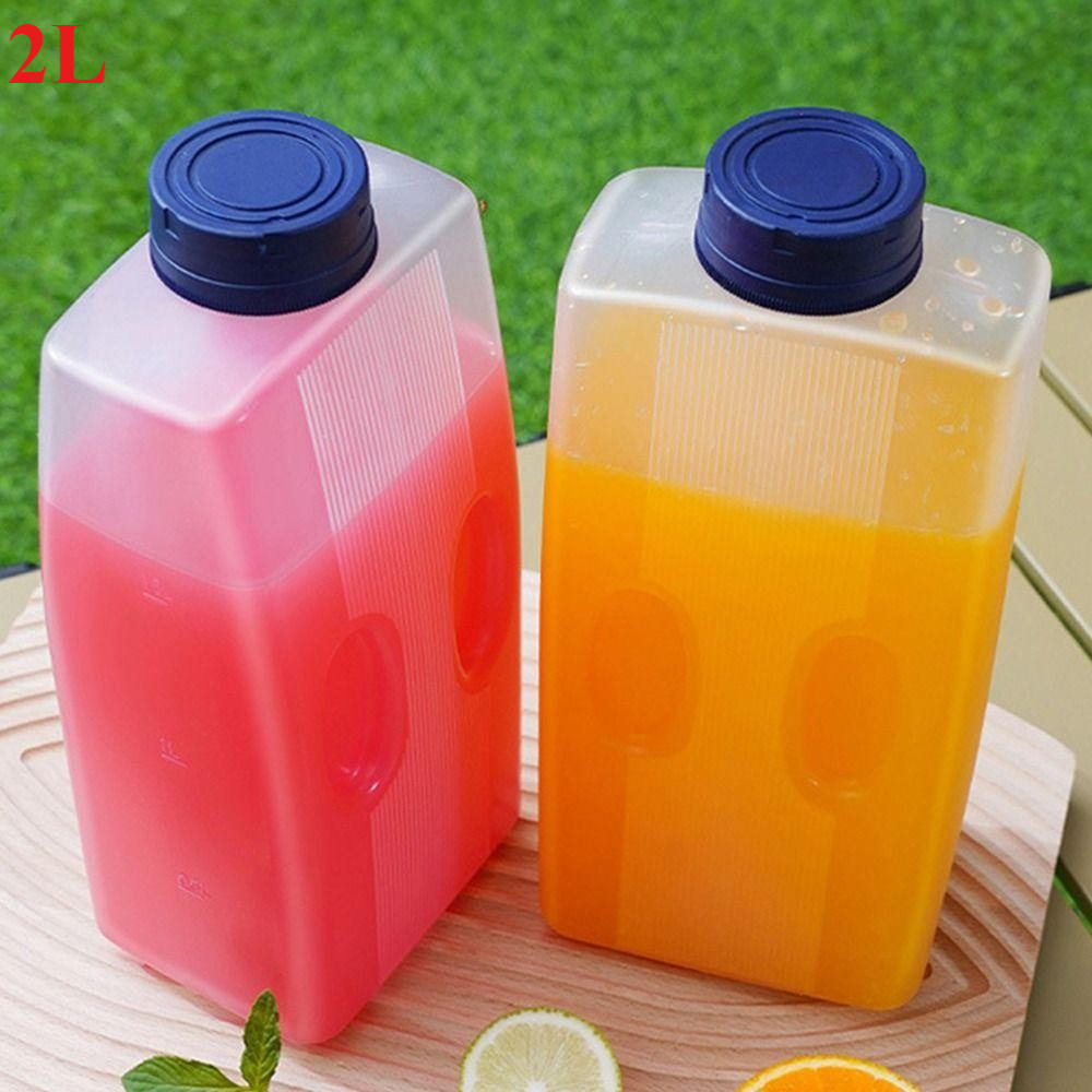 2L cold water jug water bottle cold-resistant large capacity juice tea ...