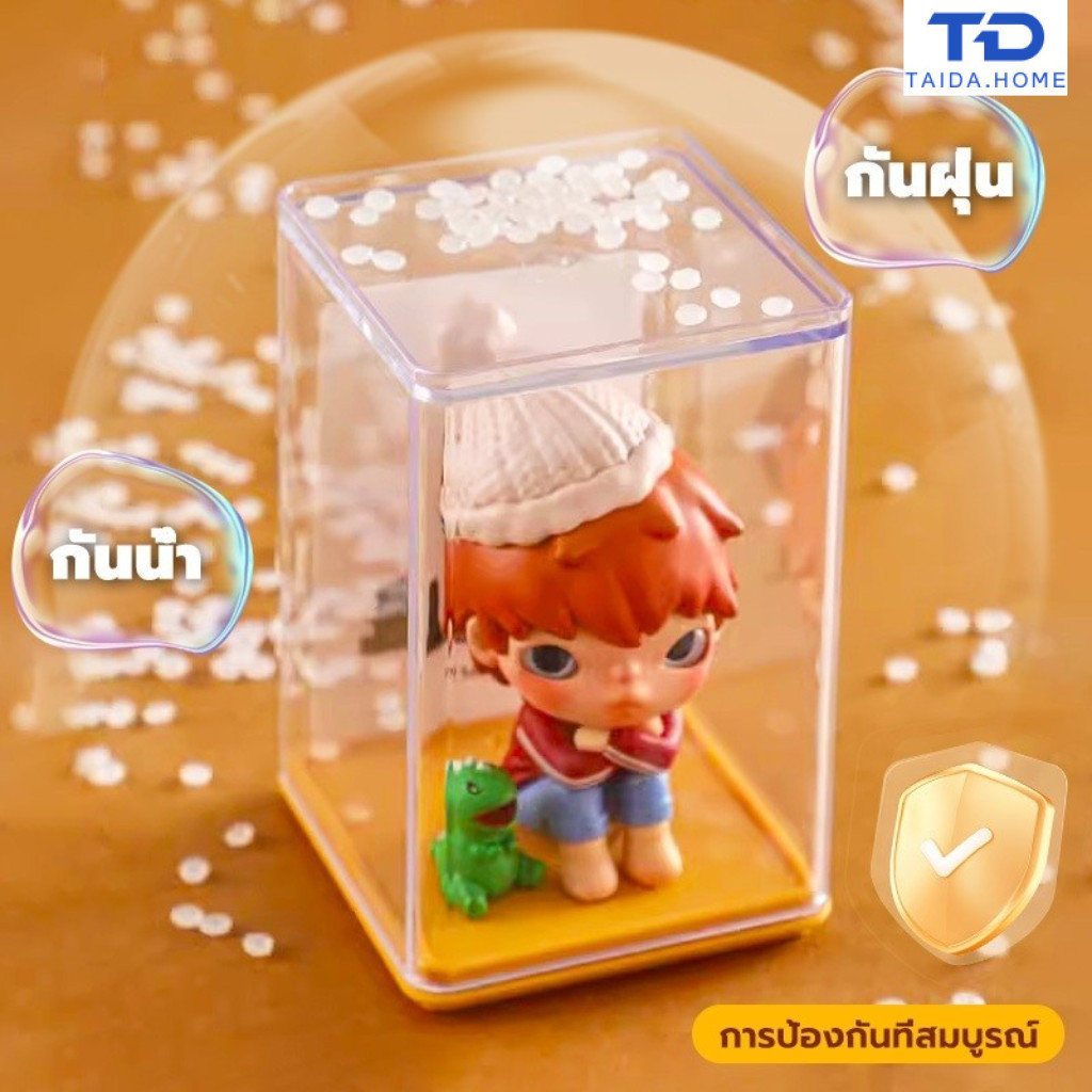 Acrylic Box Color Model For Card Plug In Display Storage Labubu Doll ...