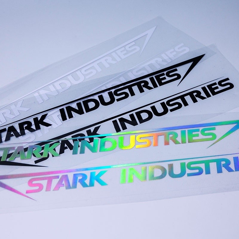 Iron Man Car Sticker Stark lndustries Stark lndustries Avengers Stark ...