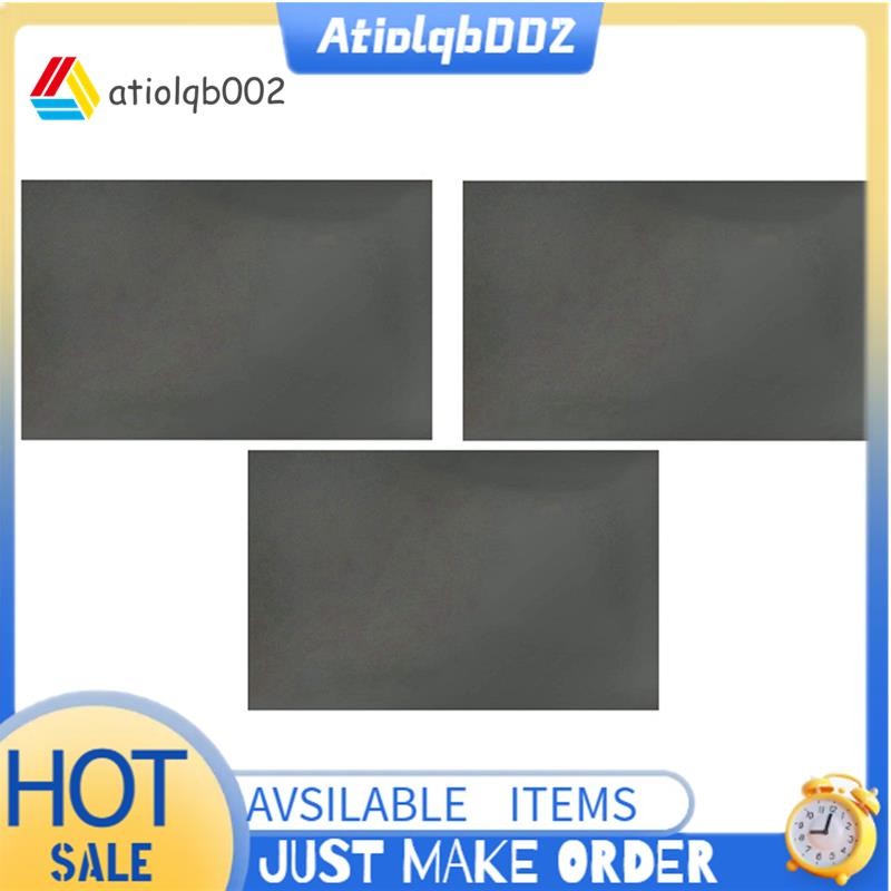 3 PCS Film Sheets Black TAC+PVA Polarizer Linear Polarizing Filter Non