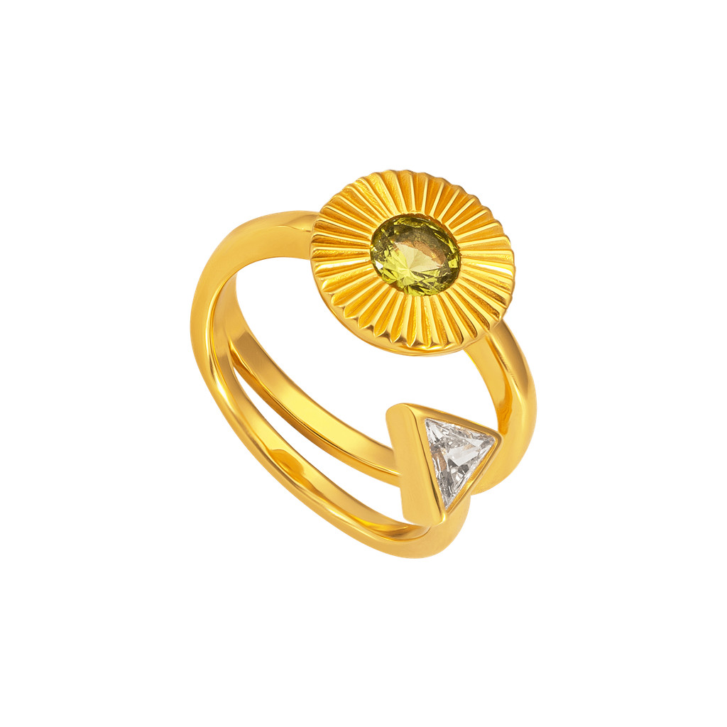 Silver ring with stone STYLE by PNJ Sunlover XMXMY060021 | Shopee ...