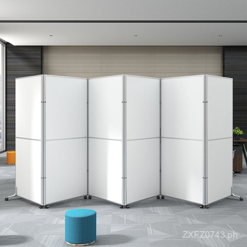 Folding Partition Wall Panel Fence for Workshop, Simple Push-Pull ...