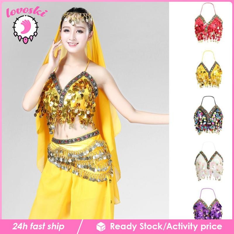 DANCE SEQUIN CAMI BRA