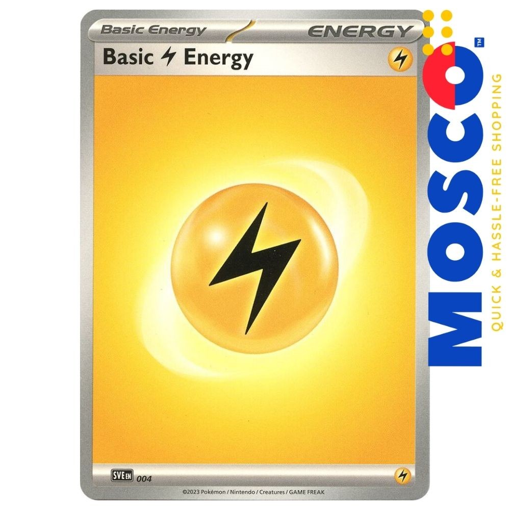 Basic Lightning Energy 5pcs - SVE004 Scarlet & Violet | Pokemon TCG ...