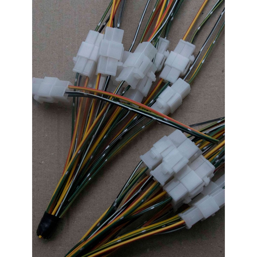 Automotive Set 6.3mm Male Female Socket Plug Connector 3 Terminal ...