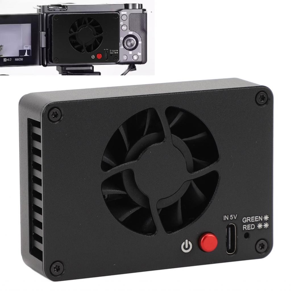 Concon Camera Radiator Fan Compact Prevent Overheating 2 Level Speed ...