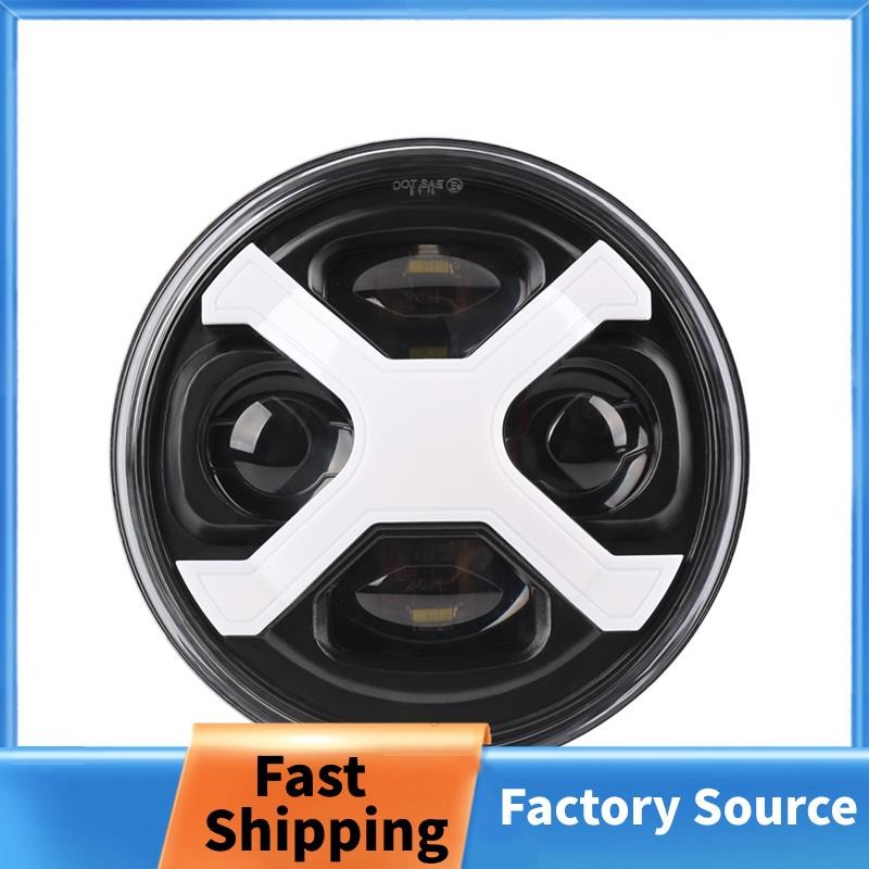 LED Headlight Housing Kit 5 3/4" For Harley Davidson Sportster 883 / Street-Rod Chrome Craftride