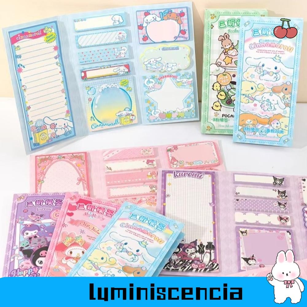 LUMINISCENCIA 180pcs Set Sticky Notes, Cartoon Kuromi My Melody ...