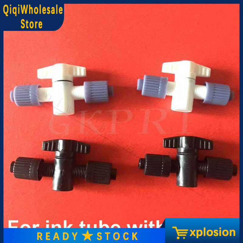 10pc Inkjet printer CISS bulk ink system ink valve Mimaki Mutoh Wit ...