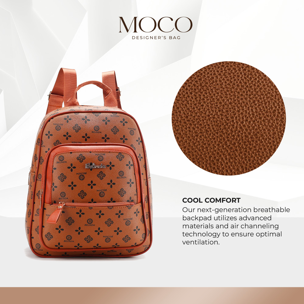 MOCO Bag High-end Korean Fashion Original Backpack PU Leather Bags ...